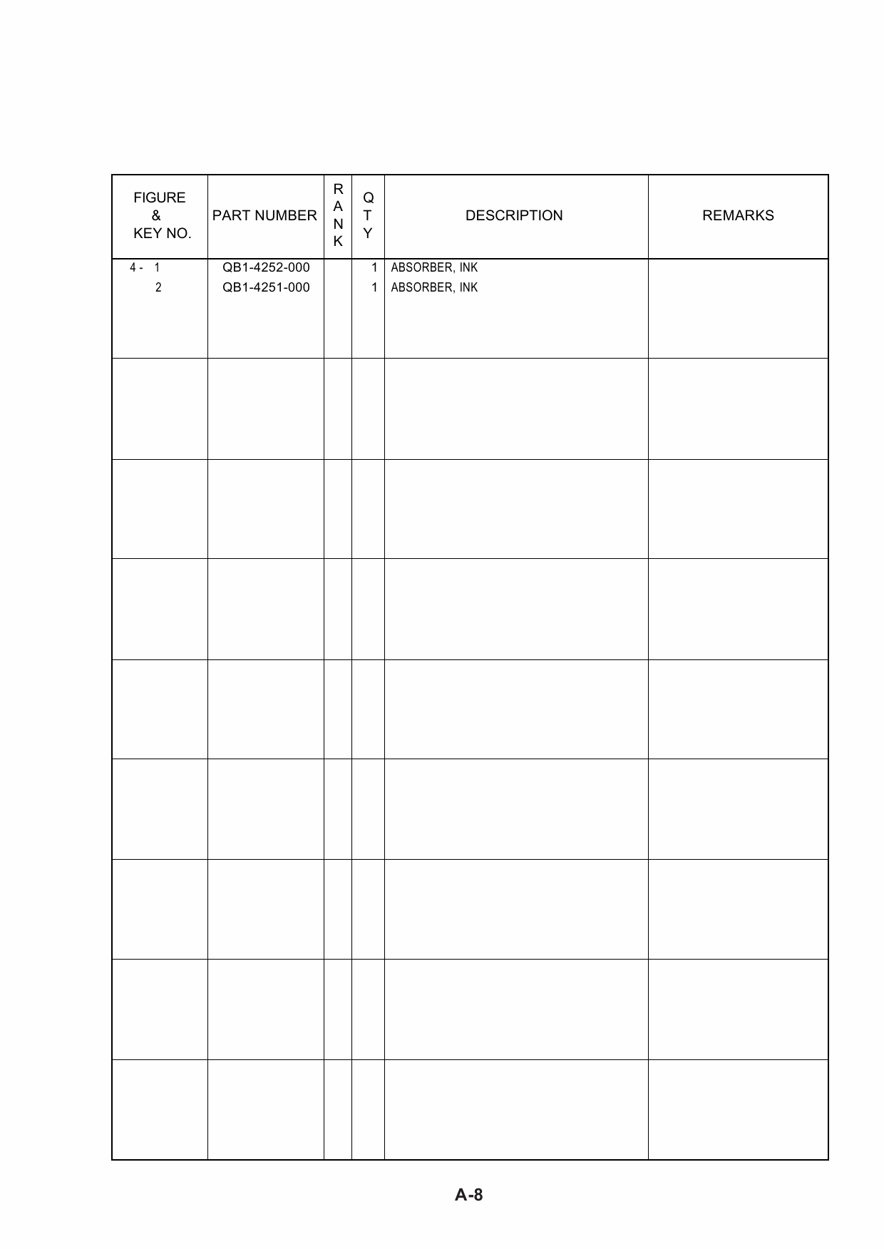 Canon PIXUS S400 Parts Catalog Manual-4